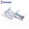 Qingcheng Gcp Ángulo de Brida Tarjeta Acero Galvanizado Tubería de Ventilación Pieza de Instalación Sujetador de Tubería