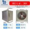 Ventilador axial de pared cuadrada a prueba de explosiones XBDZ(DFBZ) Ventilador extractor de pared industrial con rejilla de aleación de aluminio autocolgante