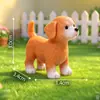 Miniatura de paisagem fofa de desenho animado filhote de cachorro estatueta DIY acessórios de decoração para mesa e carro