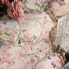Mo tinta renda papel flores período aberto série oco retro floral conta de mão adesivos material de decoração 10