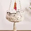 Hamaca para gatitos tejida a mano transfronteriza cama colgante para gatos Bohemia con kit colgante decoración de interiores nido de gato