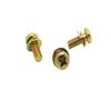 Tornillos de combinación de tres cabezas redondas Phillips M4 * 8, tornillos de combinación, tornillos de combinación redondos (precio por 100)
