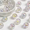 Ding Yi Luna Fría Cuentas de Resina Galvanizada Cuentas Redondas Accesorios para Pulseras DIY Materiales Hechos a Mano Cuentas