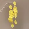 Pendientes de Borla de Flor de Perla Rosa Plateada Clavos de Oreja Pequeños Frescos Estilo Mori Accesorios de Oreja de Alta Gama Moda Venta al por Mayor