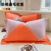 Fundas de Almohada Cepilladas de Algodón Puro Estilo Nuevo, un Par para Estudiantes, Fundas de Almohada 100% Algodón 48X74, Funda Interior para Relleno de Almohada Estilo Nuevo