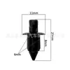 Adecuado para motocicleta Toyota Suzuki Yamaha con hebilla de clavo perforador/hebilla de flecha/adecuado para apertura de 6 mm