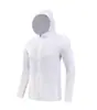 Cortavientos Casual de Secado Rápido para Correr para Hombre 2026 Nuevo Verano Chaqueta Deportiva Ligera Ropa con Protección Solar con Patrón de Logo Impreso