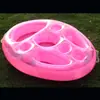 Bandeja Inflável para Piscina Externa Bandeja Flutuante para Festa na Água Bandeja de Bar de Gelo Porta-Copos Porta-Vinho Porta-Copos Pvc Ecológico