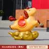 Escultura de Fibra de Vidrio Mascota Año del Caballo de Caricatura para Año Nuevo 2026 Adorno que Trae Fortuna para Centro Comercial, Jardín, Reunión Anual, Decoración Exterior
