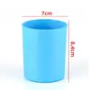Taza de Vidrio para Velas Lista para Usar de 200ml con Tapa del Fabricante, Tarro de Aromaterapia Colorido, Utensilio Sencillo para Velas de Aromaterapia de Interior
