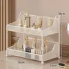 Caja de Almacenamiento de Cosméticos de Escritorio, Estante de Almacenamiento en Capas para Encimera, Estante para Labiales de Tocador, Estante de Almacenamiento para Productos de Cuidado de la Piel sobre Mesa