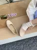 Zapatos Planos de Boca Ancha Estilo Hada para Mujer, Primavera 2026 Estilo Francés con Lazo sin Cordones Zapatos de Ballet Coloridos