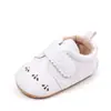 Zapatos para Bebé de Goma Suave en Suela, Estilo Británico, Casual, Huecos, Antideslizantes, de Cuero, Novedad Primavera y Otoño