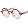 Gafas de sol Outu Punk Redondas Retro Estilo Nuevo Hombres y Mujeres Combinan con Todo Modernas Europeas y Americanas Transfronterizas 4336