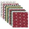WW144 Navidad Boho Viento Copo de Nieve Arcoíris Material Creativo de Cuentas Papel Álbum de Recortes Fabricación de Tarjetas