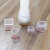 Capas de Silicone Anti-Ruído para Pés de Cadeira, Protetores de Pés de Mesa, Espessados e Resistentes ao Desgaste, para Móveis de Madeira de Redwood, Protetores de Pés de Mesa de Jantar e Banquetas