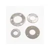 Vitrine de aço inoxidável base redonda flange perfurada junta de vedação suporte vertical placa de fixação de corrimão placa de suporte painel do pé