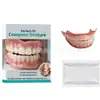 Diycos Novos Dentes Completos Superiores e Inferiores, Novos Adesivos de Dentes Completos, Decoração de Aparelhos Dentários, Decoração de Palco, Cosplay