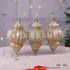 Bola Decorativa para Árvore de Natal Transfronteiriça, Bola Cônica de Diamante, Pingente de Natal, Pingente Decorativo para Árvore de Natal, Atacado em Caixa