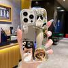 Funda para Teléfono Móvil para Niñas con Buen Aspecto, Funda Espejo para Apple 17Pro, Funda Espejo de Gato Lindo para Iphone18Pm