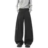 Suministro Directo de Fábrica Estilo Americano Retro Perfil Plisado Pantalones Machete para Hombre Corte Limpio Holgado Pierna Ancha Caída Pantalones Casuales