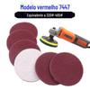 Almofada de limpeza redonda autoadesiva verde de 5 polegadas 8698 Almofada de limpeza verde autoadesiva de 125 mm Almofada de limpeza vermelha 7447