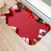 Alfombra de Piso Navideña para el Hogar Dibujo Animado de Reno Alfombra de Cocina