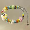 """"""Dulce Gatito Maullador"""" Diseño de Nicho Ins Pulsera Trenzada de Gatito de Sándalo Negro para Parejas como Regalo para Mejores Amigos~""""""