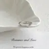 Anillo de Zirconia Doble Cabeza Artístico Vintage, Anillo de Diseño de Nicho Simple y Moderno, Joyería de Mano Abierta Irregular de Ins