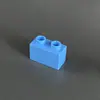 Compatível com Lego grande bloco de construção de partículas base 1 * 2 tijolo grosso 2 furos ordem peças a granel brinquedos educativos para crianças