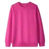 Sudadera infantil de cuello redondo de 420g con parte delantera y trasera del mismo color, atuendo a juego para padres e hijos, camiseta base de forro polar de zorro plateado compuesto de algodón puro