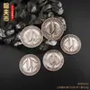 Monedas Metálicas Periféricas Delta, Periféricos Físicos de Juego, Media Moneda, Navaja Mariposa Hoja Sombra, Modelo de Metal