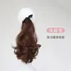 Atacado do Fabricante Peruca de Rabo de Cavalo Médio-Longo Cacheado Estilo Tira Cabelo Ondulado Grande Cabelo Artificial Rabo de Cavalo Baixo Rabo de Cavalo Alto Cabelo