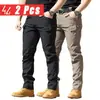 Pantalones de Trabajo Frescos de Verano 2026 para Hombre Corte Delgado Tendencia Pierna Recta Pantalones de Personalidad Pantalones Tácticos Militares en Stock