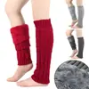 Polainas de lana tejida, cubrepiernas, cubrepiés, calcetines apilados para mujer, forrados de polar, diseño trenzado, protectores cálidos para piernas y rodillas, venta al por mayor transfronteriza europea y americana