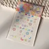 Adesivos de Unha Sanrio para Crianças, Arte de Unha Fofa e Divertida, Peças de Unha para Estudantes, Peças de Unha Doces, Unhas Vestíveis para Crianças