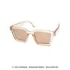 Gafas de sol cuadradas de montura pequeña disponibles en cuatro colores, gafas de sol de moda unisex, versátiles, sencillas, retro, gafas de sol estilo callejero INS