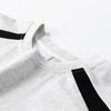 Camiseta Masculina de Manga Curta Estilo Americano, Marca Tendência de Verão, Modelagem Solta para Adolescentes, Design Color-Blocking, Top Esportivo Estilo Ins, Elegante de Meia Manga
