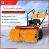 Soprador de neve manual varredor de neve de estrada varredor de neve pequeno equipamento de remoção de neve para estufa três em um com todas as engrenagens