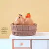 Capibara de Color Sólido Micro-Paisaje Artesanías de Resina Figura Linda Caja Ciega Adorno para Tablero de Coche