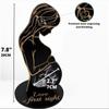 Regalo de Maternidad Transfronterizo Soporte de Detección Ultrasónica para Bebé Marco de Fotos Conmemorativo de Embarazo Adornos de Artesanía en Madera