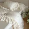 Conjunto de Colcha de Verão Jacquard Rosa em Liocel, Quatro Peças, Sensação Fresca de Seda Gelada, Adequado para Dormir Nu, Colcha Lavável para Ar Condicionado