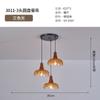 Estilo Medieval Longo Listrado Multi-Cabeça Restaurante Lustre Francês Retrô Hotel de Luxo Bar Lâmpadas Novo Estilo 2025