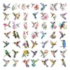 50 Paquetes Originales de Pegatinas de Flor de Cápsula de Dibujos Animados Transparentes para Cuaderno DIY, Taza de Agua, Guitarra, Pegatinas Decorativas