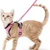 Productos para Mascotas Correa de Pecho Transpirable para Gatos Reflectante Anti-rotura Correa para Caminar Gato Libre Correa para Gato Correa de Pecho para Perro Pequeño