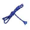 Cuerda de Poliéster Colorida de 5 mm con Núcleo Envuelto Cuerda Redonda Resistente al Desgaste Cuerda para Atar DIY Cuerda para Tejer Hecho a Mano Colgante Creativo para Llavero