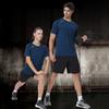 Roupas de Corrida de Verão Camiseta Esportiva Roupas de Secagem Rápida Seda de Gelo Manga Curta Grupo de Corrida Personalizado Roupas Fitness Camiseta Solta Camisa Publicitária