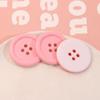 Macarrón Japonés Color Sólido Botón Redondo Accesorios DIY Accesorios Hechos a Mano Accesorios para Botones de Ropa Material al por Mayor