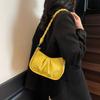 Bolso pequeño de axila tipo nicho de estilo francés para mujer 2025 Nuevo moderno versátil bandolera bolso de hombro único bolso de mano bolso nube plisado