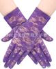Guantes cortos de encaje para mujer, finos y sexys, para baile de máscaras